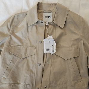 Cos cropped light jacket